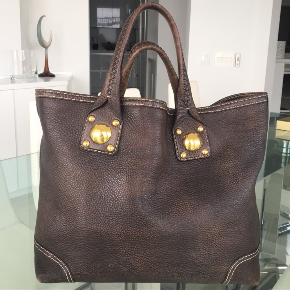 Gucci Sunset distressed leather tote